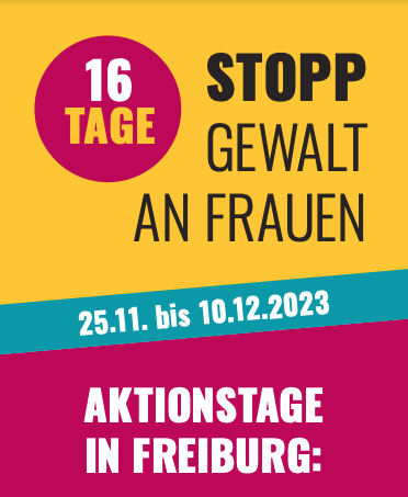 16 Tage gegen Gewalt an Frauen